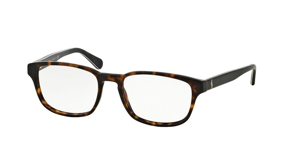 Polo PH2124 Eyeglass Frames 5491-53 - Vintage Dark Havana Frame