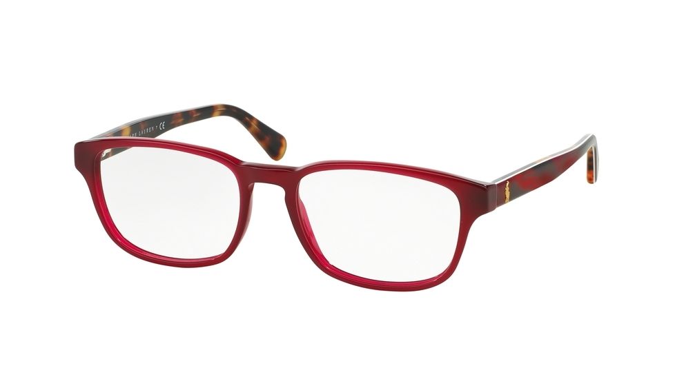 Polo PH2124 Eyeglass Frames 5495-53 - Bordeaux Frame