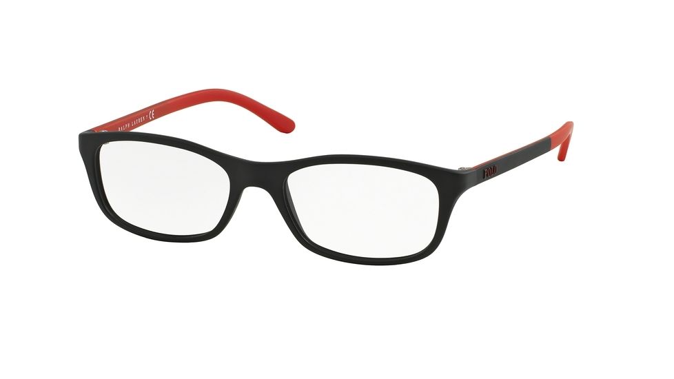 Polo PH2125 Progressive Prescription Eyeglasses 5504-52 - Matte Black Frame