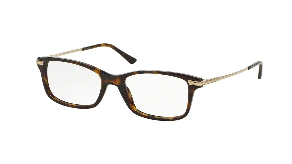 Polo PH2136 Single Vision Prescription Eyeglasses 5003-52 - Dark Havana Frame