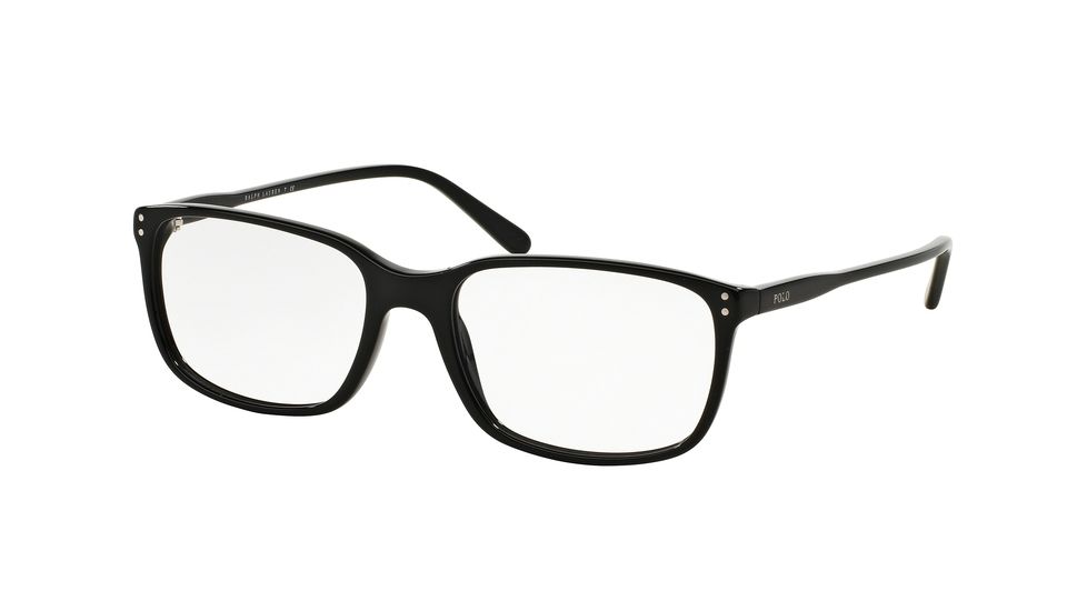 Polo PH2139 Progressive Prescription Eyeglasses 5001-54 - Shiny Black Frame