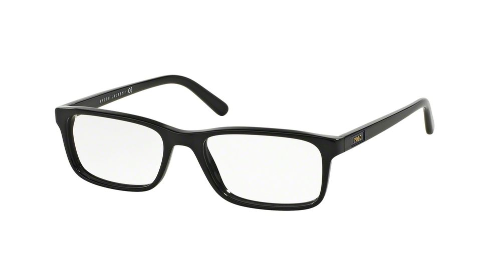 Polo PH2143 Eyeglass Frames 5001-53 - Shiny Black Frame