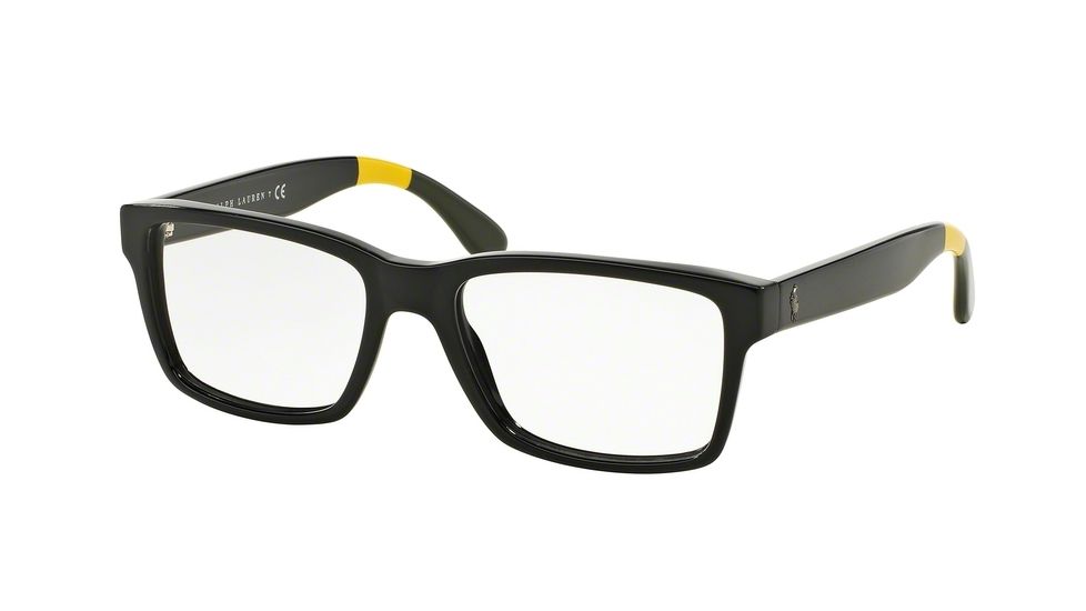 Polo PH2146 Progressive Prescription Eyeglasses 5567-53 - Shiny Black Frame