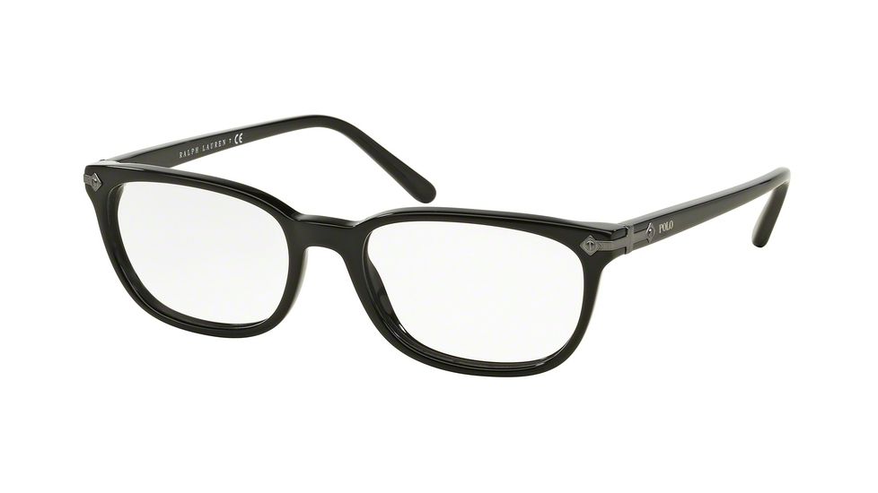 Polo PH2149 Progressive Prescription Eyeglasses 5001-52 - Shiny Black Frame