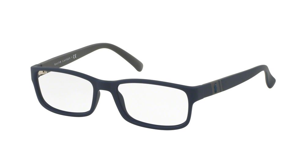 Polo PH2154 Eyeglass Frames 5590-56 - Matte Navy Blue Frame