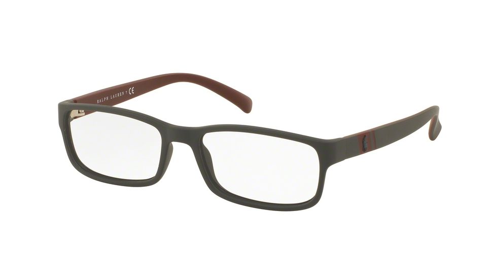 Polo PH2154 Eyeglass Frames 5591-56 - Matte Grey Frame