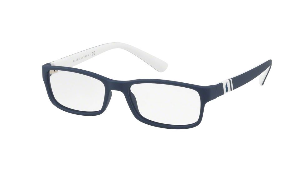 Polo PH2154 Eyeglass Frames 5675-54 - Matte Navy Blue Frame