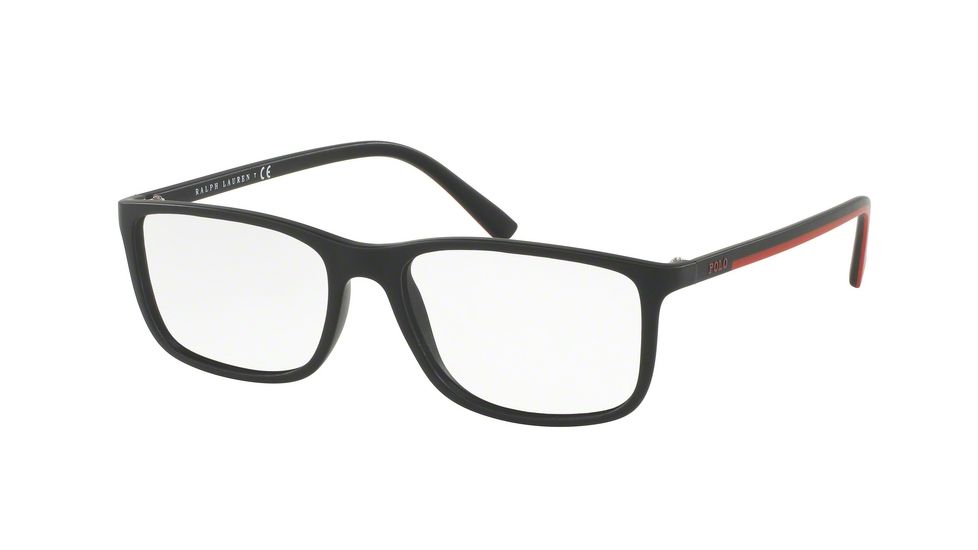 Polo PH2162 Progressive Prescription Eyeglasses 5284-54 - Matte Black Frame