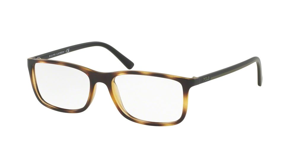 Polo PH2162 Progressive Prescription Eyeglasses 5602-54 - Vintage Dark Havana Frame