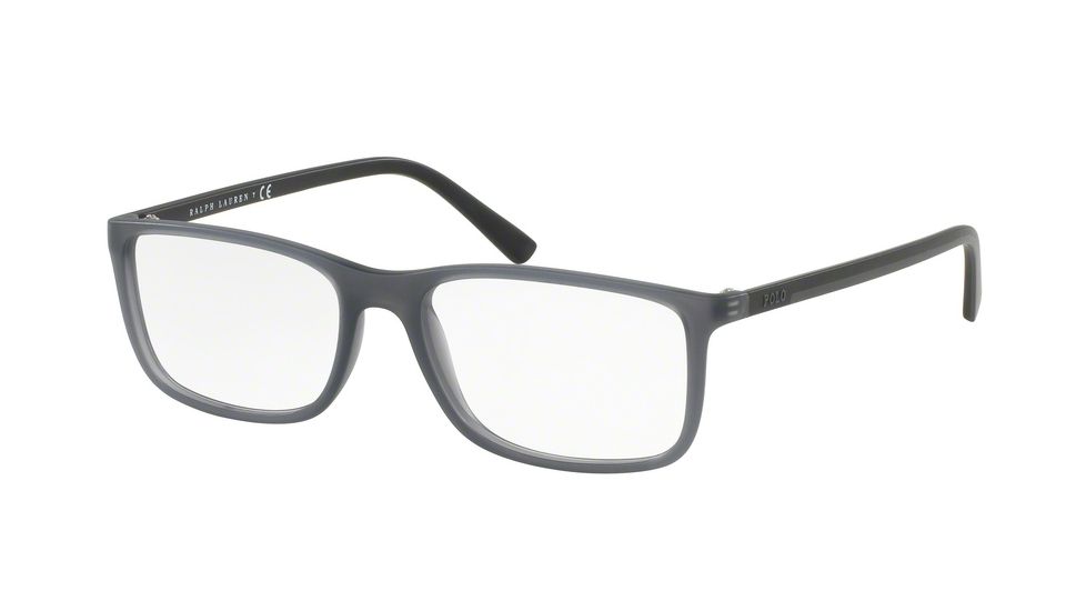 Polo PH2162 Progressive Prescription Eyeglasses 5604-56 - Vintage Crystal Grey Frame