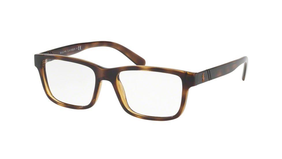 Polo PH2176 Bifocal Prescription Eyeglasses 5003-52 - Shiny Dark Havana Frame