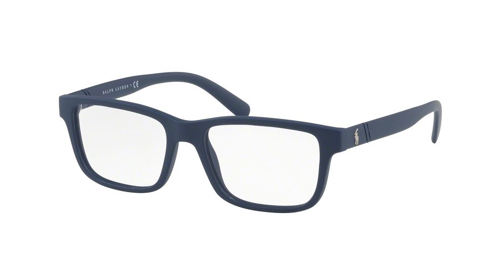 Polo PH2176 Bifocal Prescription Eyeglasses 5620-54 - Matte Blue Frame