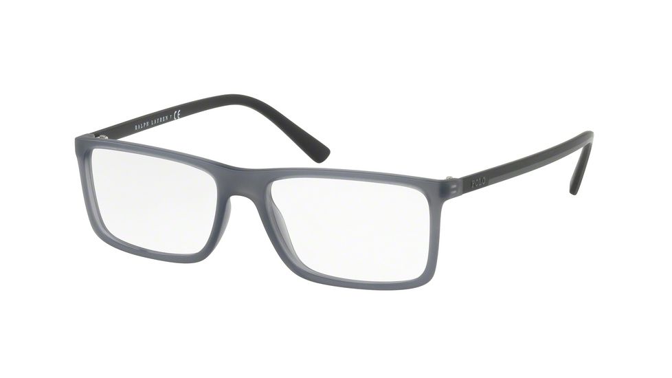 Polo PH2178 Bifocal Prescription Eyeglasses 5604-53 - Vintage Crystal Grey Frame
