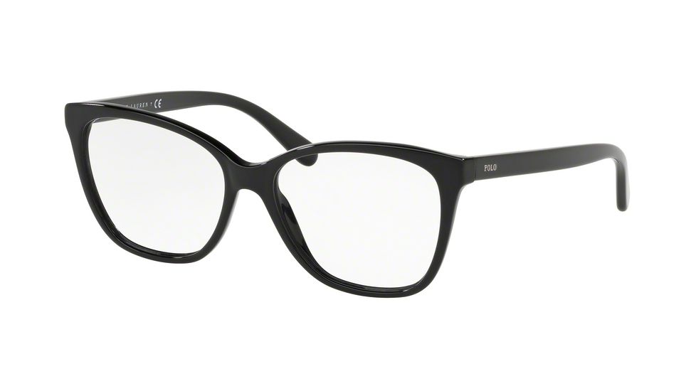 Polo PH2183 Progressive Prescription Eyeglasses 5001-54 - Shiny Black Frame