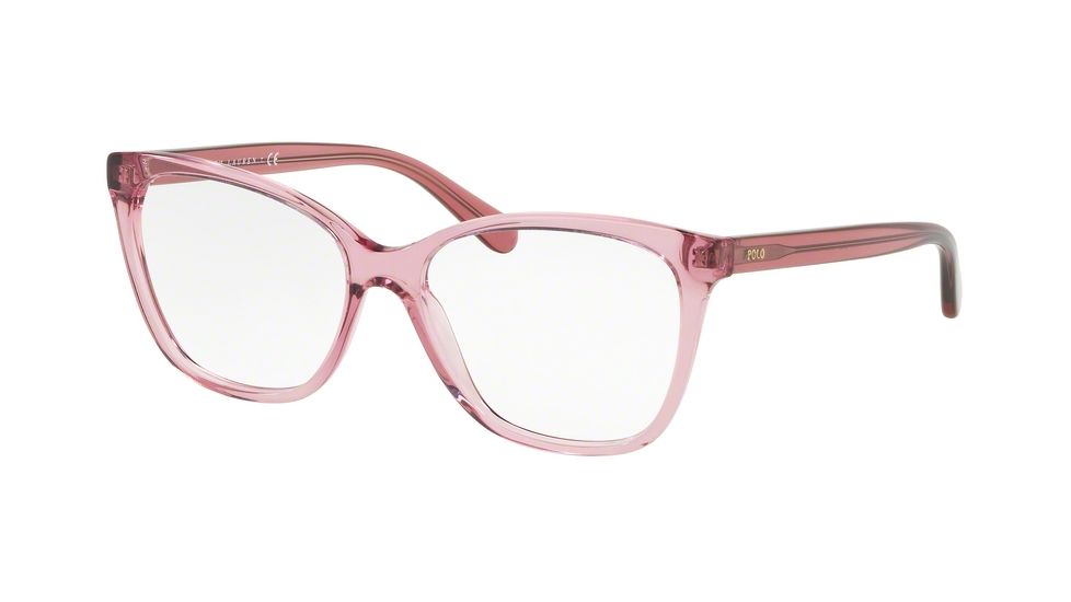 Polo PH2183 Progressive Prescription Eyeglasses, 54mm, Dark Crystal Pink, PH2183-5686-54-PRO
