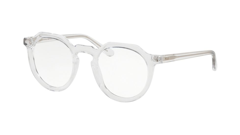 Polo PH2190 Progressive Prescription Eyeglasses 5002-47 - Shiny Crystal Frame