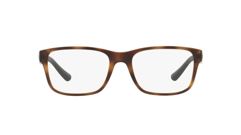 Polo PH2195 Prescription Eyeglasses, 53mm, Matte Dark Havana, PH2195-5182-53-SV