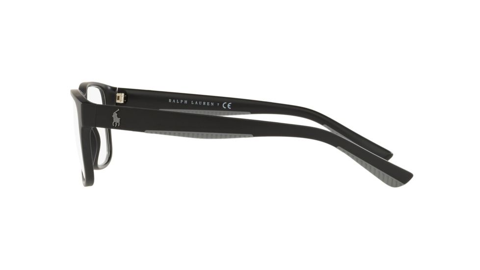 Polo PH2195 Prescription Eyeglasses, 53mm, Matte Black, PH2195-5284-53-SV
