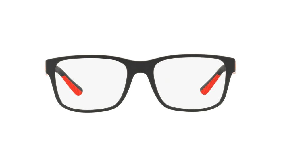 Polo PH2195 Prescription Eyeglasses, 53mm, Matte Black, PH2195-5732-53-SV