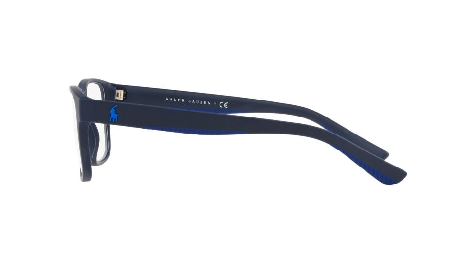 Polo PH2195 Prescription Eyeglasses, 53mm, Matte Navy Blue, PH2195-5733-53-SV