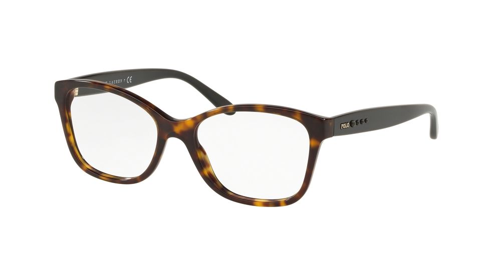 Polo PH2198 Eyeglass Frames 5003-52 - Dark Havana Frame