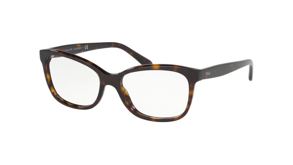 Polo PH2205 Eyeglass Frames 5003-52 - Dark Havana