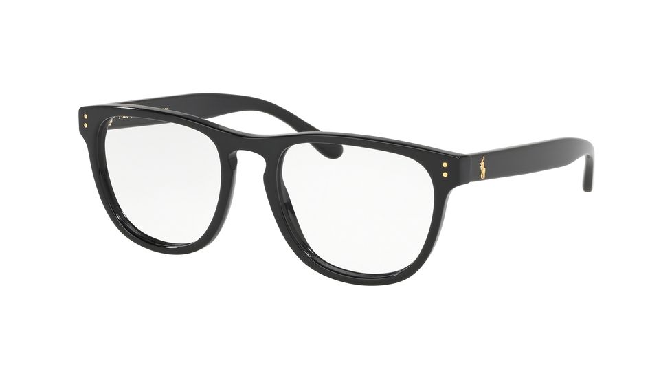 Polo PH2206 Progressive Prescription Eyeglasses, 52mm, Black, PH2206-5001-52-PRO