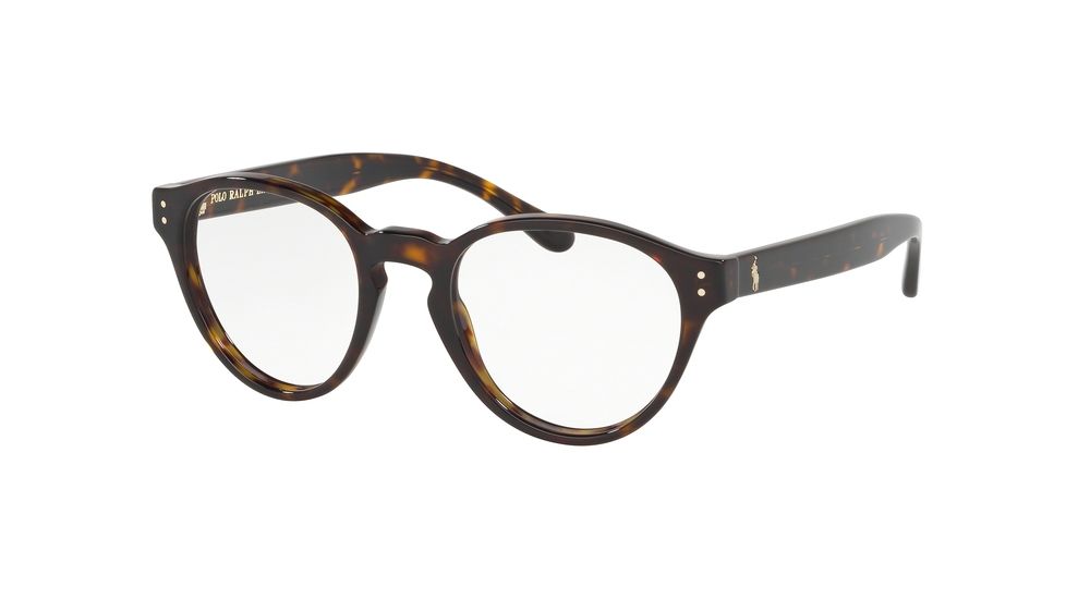 Polo PH2207 Bifocal Prescription Eyeglasses, 47mm, Dark Havana, PH2207-5003-47-BI