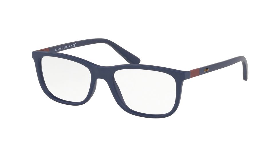 Polo PH2210 Eyeglass Frames 5618-53 - Matte Navy Blue