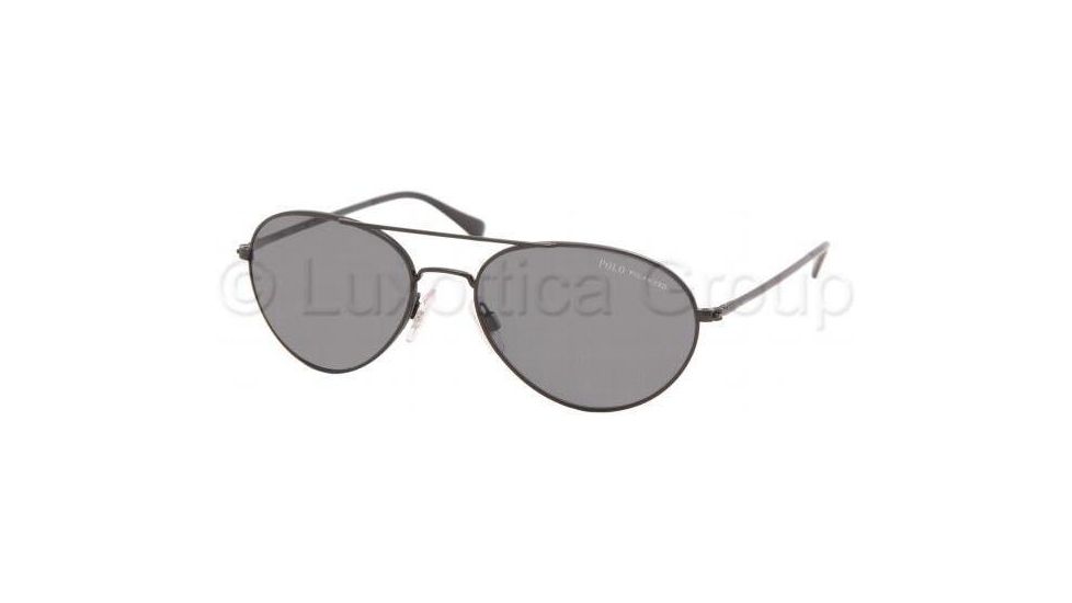 Polo PH3019 Sunglasses with No-Line Progressive Rx Prescription Lenses PH3019-90039A-5617 - Lens Diameter: 56 mm, Frame Color: Shiny Black