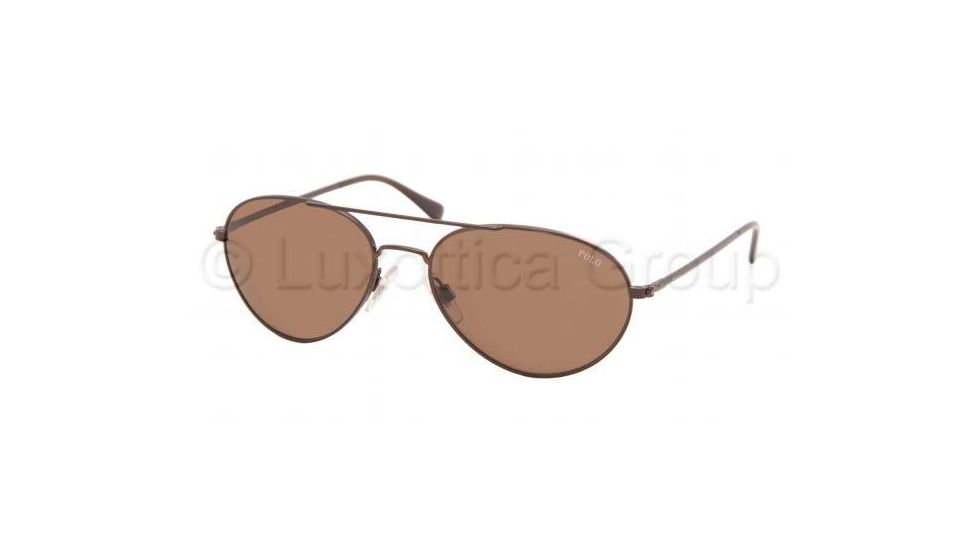 Polo PH3019 Progressive Sunglasses Matte Brown Frame w/ 56 mm Diameter Lenses, 901373 5617