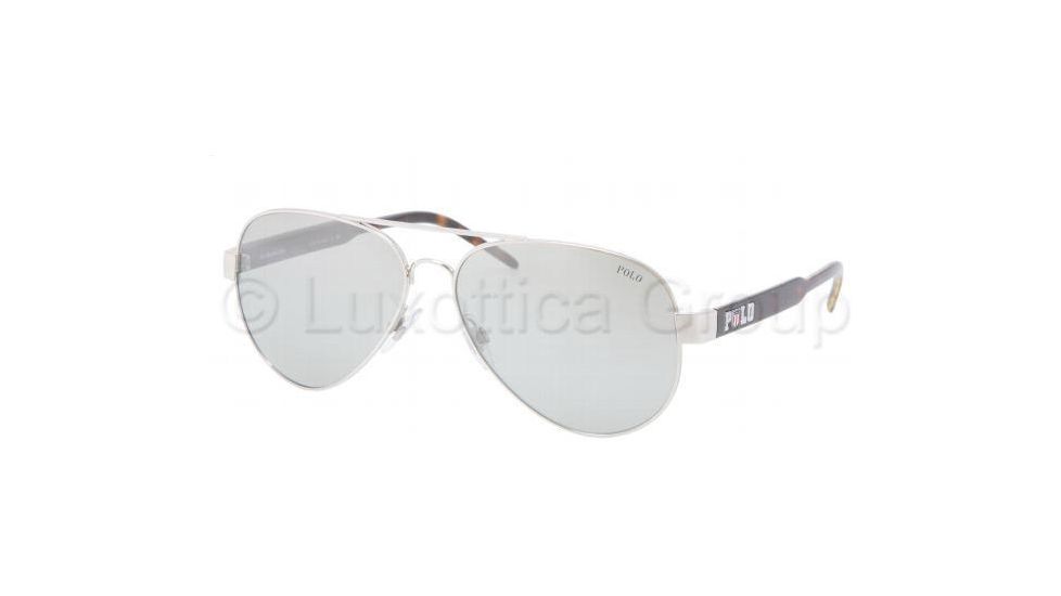 Polo PH3056 Progressive Prescription Sunglasses PH3056-90018V-6014 - Lens Diameter 60 mm, Frame Color Silver