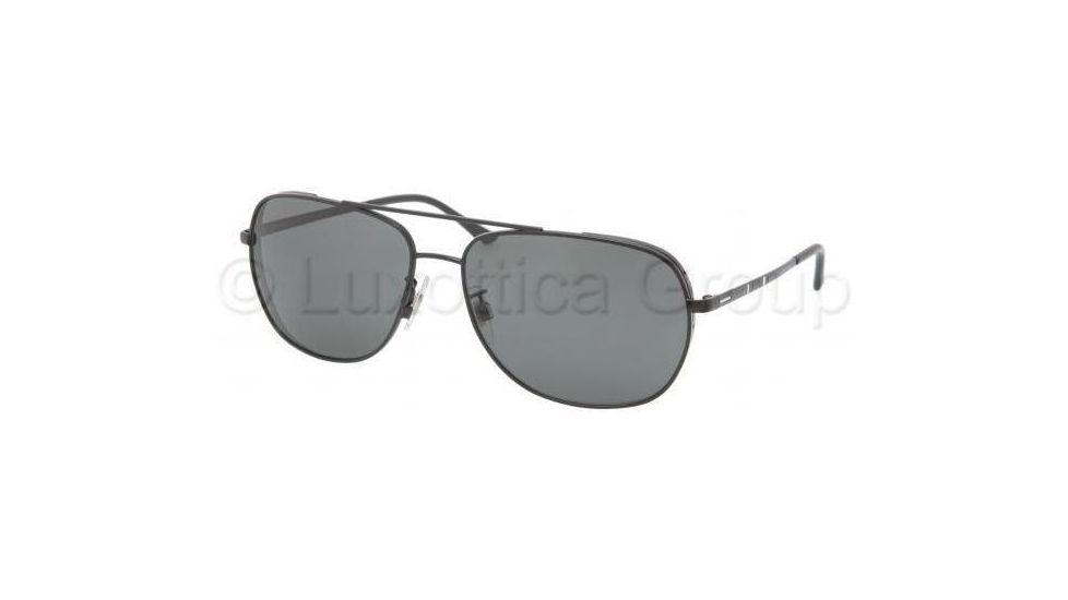 Polo PH3059 Single Vision Prescription Sunglasses PH3059-903887-6015 - Lens Diameter 60 mm, Frame Color Matte Black