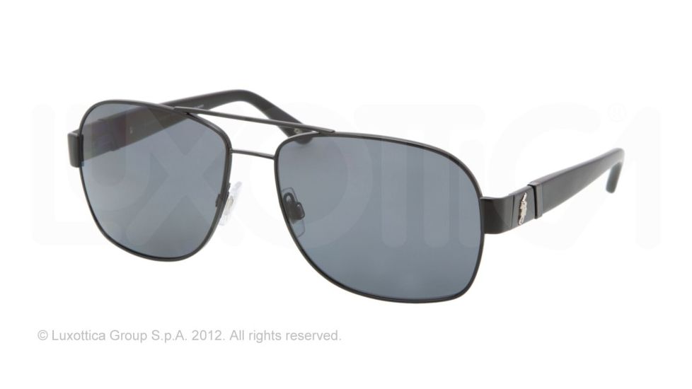 Polo PH3064 Single Vision Prescription Sunglasses PH3064-903881-58 - Lens Diameter 58 mm, Frame Color Black