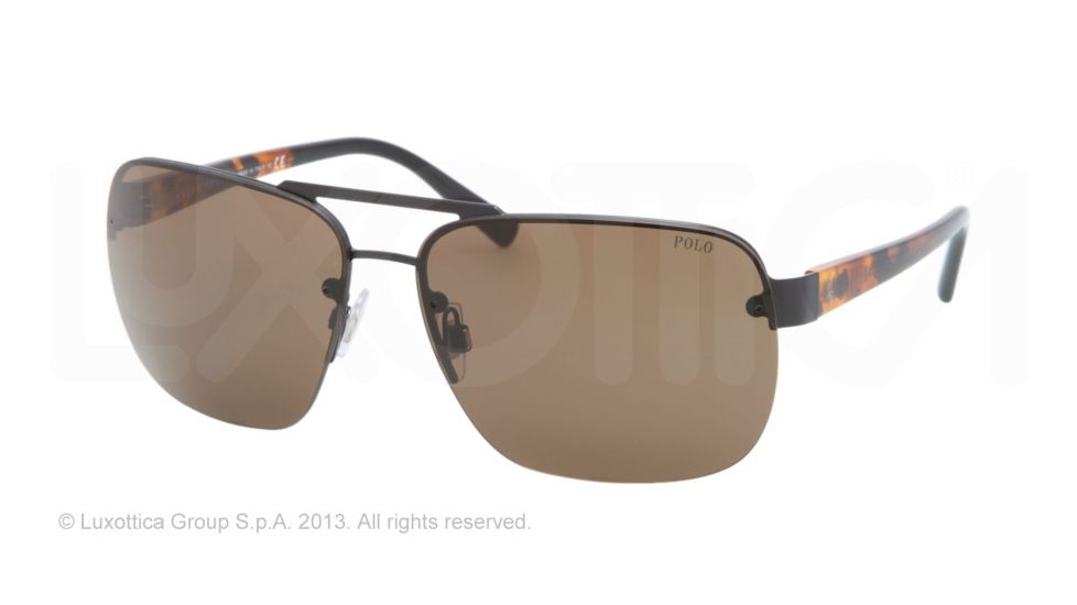 Polo PH3071 Single Vision Prescription Sunglasses PH3071-903873-62 - Lens Diameter 62 mm, Lens Diameter 62 mm, Frame Color Matte Black