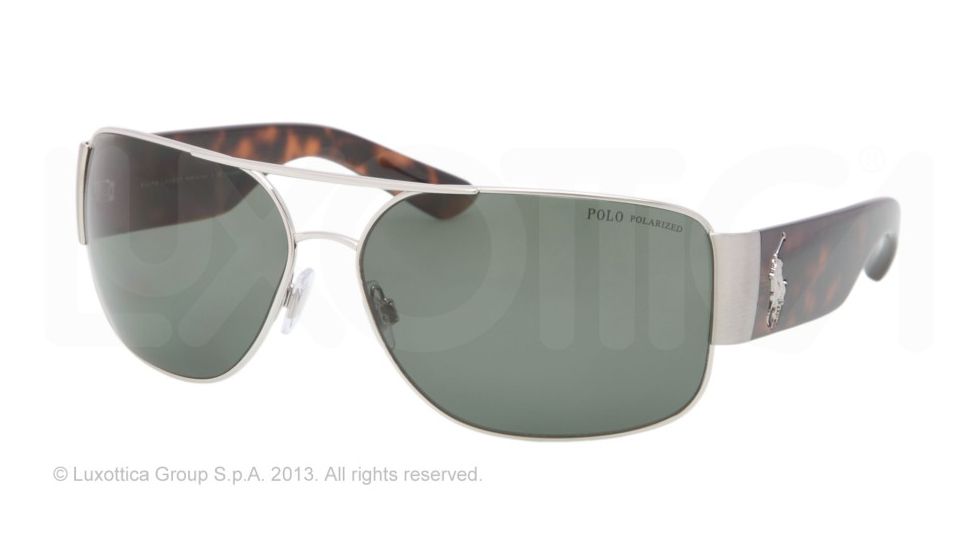 Polo PH3072 Bifocal Prescription Sunglasses PH3072-90019A-66 - Lens Diameter 66 mm, Lens Diameter 66 mm, Frame Color Shiny Silver