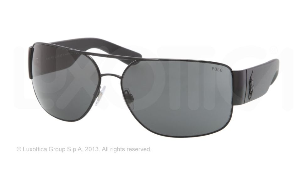 Polo PH3072 Bifocal Prescription Sunglasses PH3072-900387-66 - Lens Diameter 66 mm, Lens Diameter 66 mm, Frame Color Shiny Black