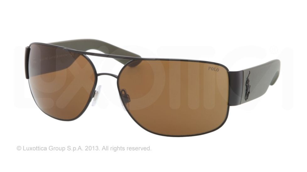 Polo PH3072 Bifocal Prescription Sunglasses PH3072-903873-66 - Lens Diameter 66 mm, Lens Diameter 66 mm, Frame Color Matte Black