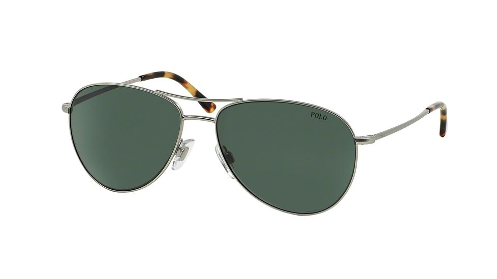 Polo PH3084 Bifocal Prescription Sunglasses PH3084-904671-58 - Lens Diameter 58 mm, Frame Color Matte Silver