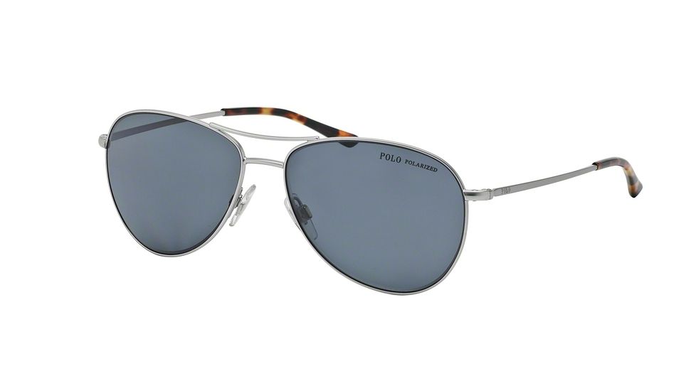 Polo PH3084 Bifocal Prescription Sunglasses PH3084-904681-58 - Lens Diameter 58 mm, Frame Color Matte Silver