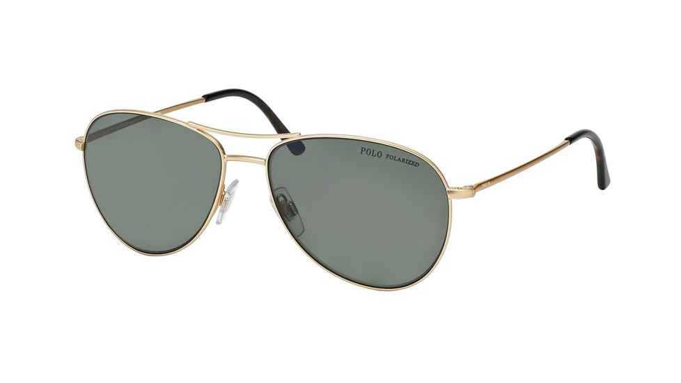 Polo PH3084 Bifocal Prescription Sunglasses PH3084-92569A-58 - Lens Diameter 58 mm, Frame Color Matte Gold
