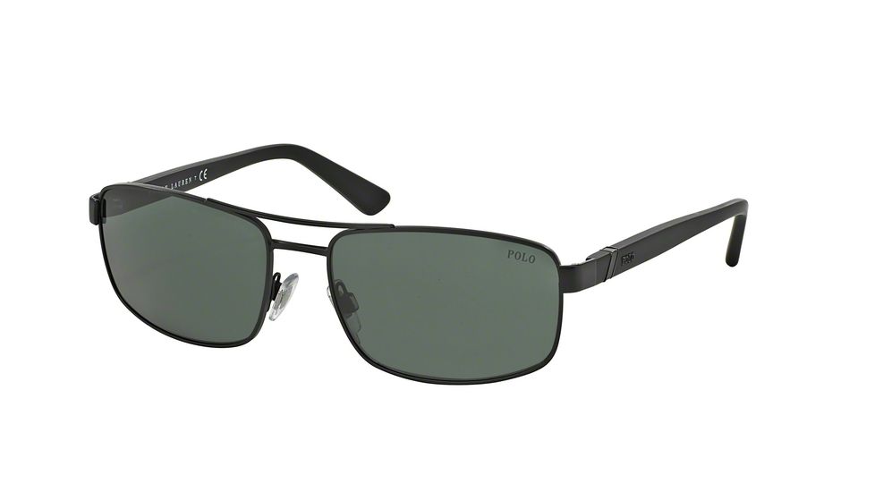 Polo PH3086 Single Vision Prescription Sunglasses PH3086-903871-58 - Lens Diameter 58 mm, Frame Color Matte Black