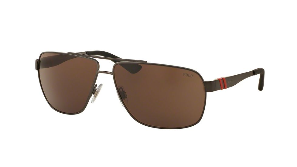 Polo PH3088 Single Vision Prescription Sunglasses PH3088-912073-65 - Lens Diameter 65 mm, Frame Color Matte Dark Gunmetal
