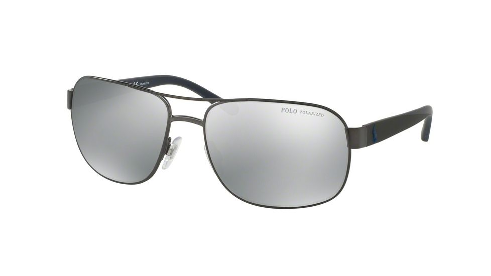 Polo PH3093 Bifocal Prescription Sunglasses PH3093-9157Z3-62 - Lens Diameter 62 mm, Frame Color Matte Dark Gunmetal