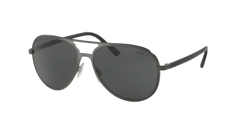 Polo PH3102 Bifocal Prescription Sunglasses PH3102-918787-59 - Lens Diameter 59 mm, Frame Color Matte Dark Gunmetal