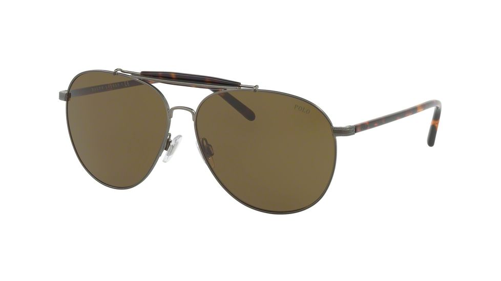 Polo PH3106 Progressive Prescription Sunglasses PH3106-932773-60 - Lens Diameter 60 mm, Frame Color Aged Bronze