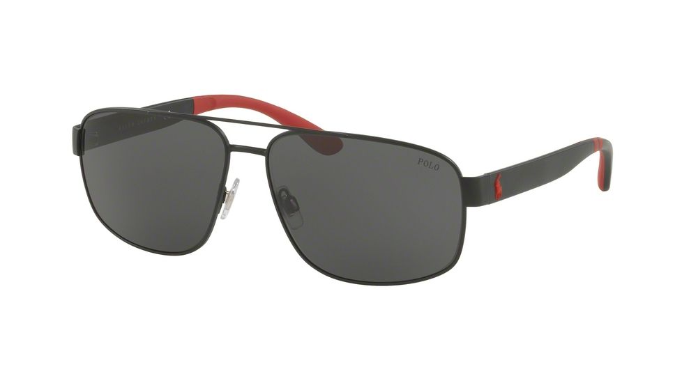 Polo PH3112 Single Vision Prescription Sunglasses PH3112-903887-62 - Lens Diameter 62 mm, Frame Color Matte Black