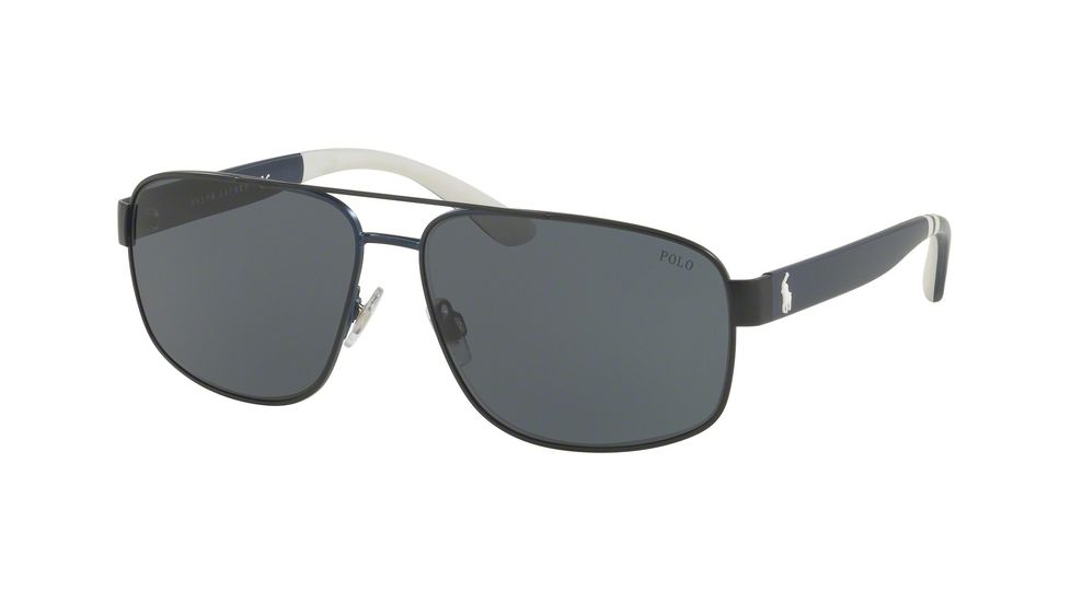 Polo PH3112 Single Vision Prescription Sunglasses PH3112-930387-62 - Lens Diameter 62 mm, Frame Color Matte Navy Blue