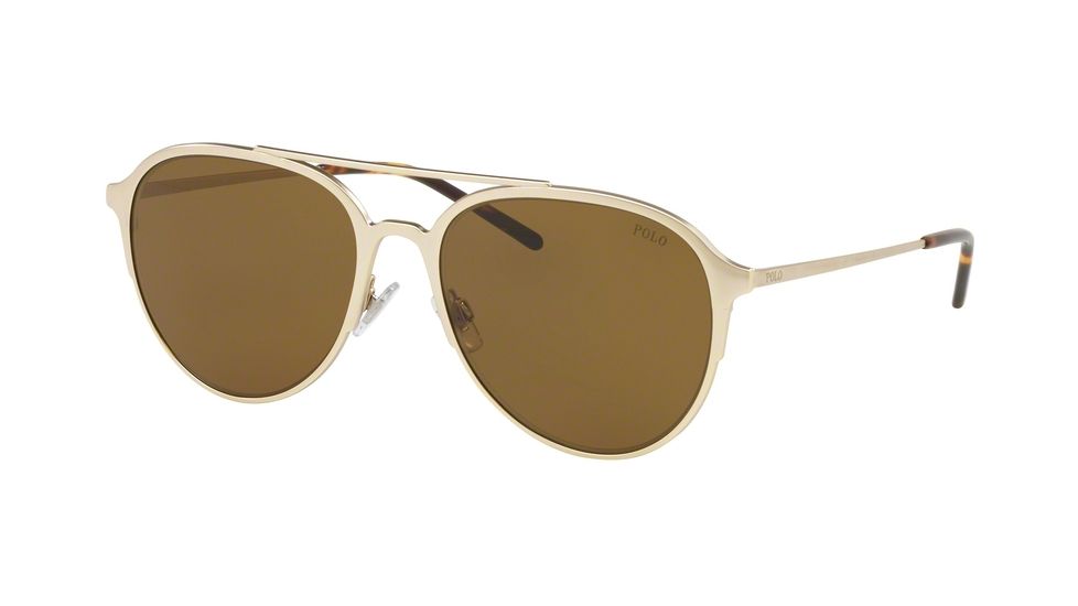 Polo PH3115 Bifocal Prescription Sunglasses PH3115-911673-58 - Lens Diameter 58 mm, Frame Color Pale Matte Gold
