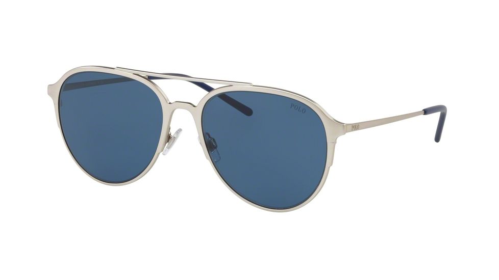 Polo PH3115 Bifocal Prescription Sunglasses PH3115-932680-58 - Lens Diameter 58 mm, Frame Color Semishiny Brushed Silver